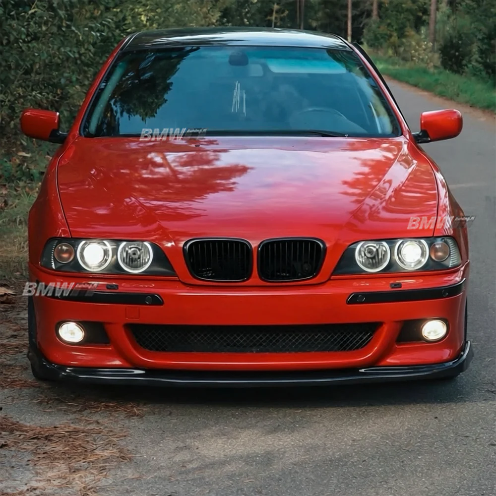BMW E39 95-04 Kiiltävän musta etulippa M5 / M-Sport / M-look etupuskuriin - Image 4