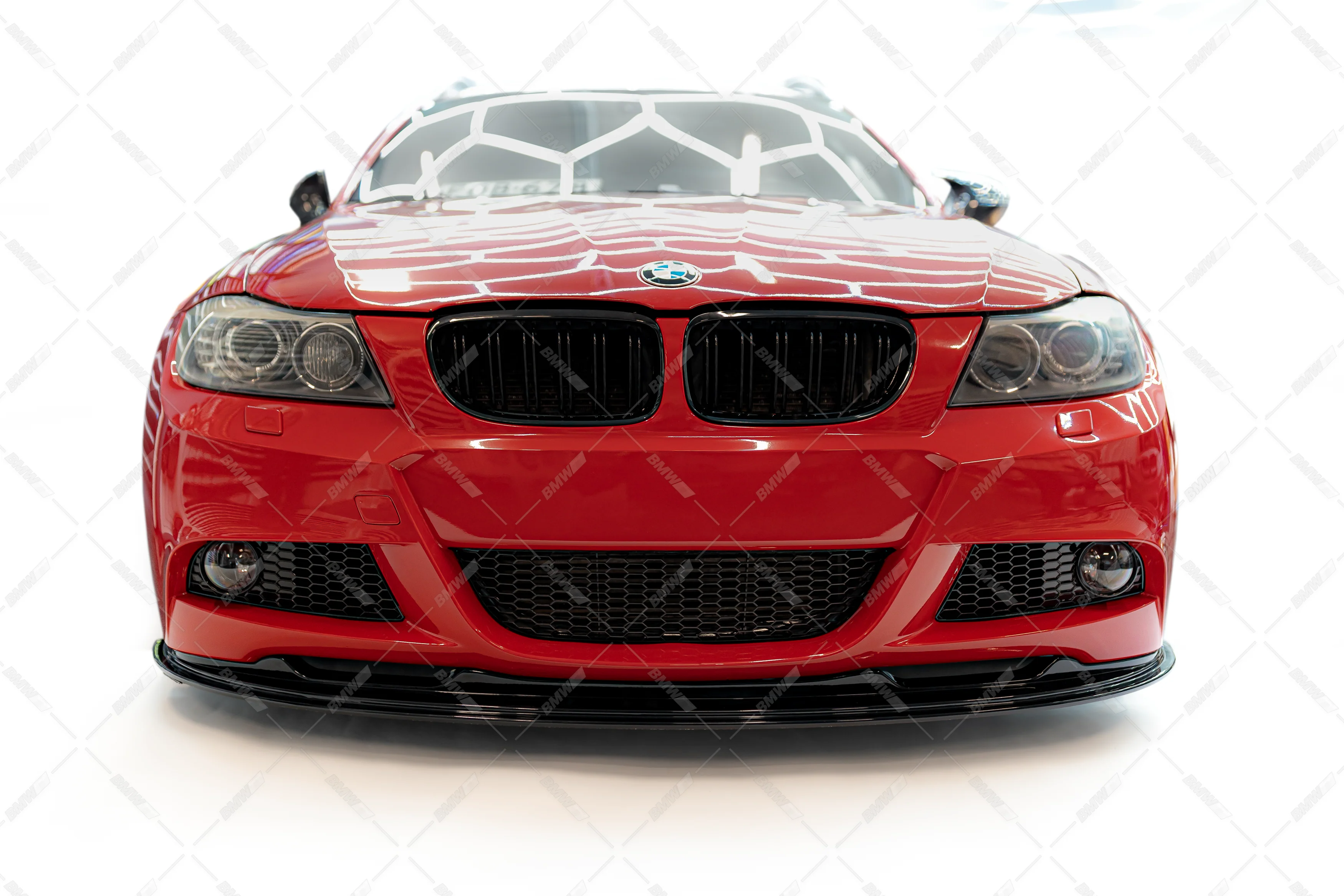 Bmw E90/E91 LCI kiiltävän musta Hockenheim etuspoileri - Image 5