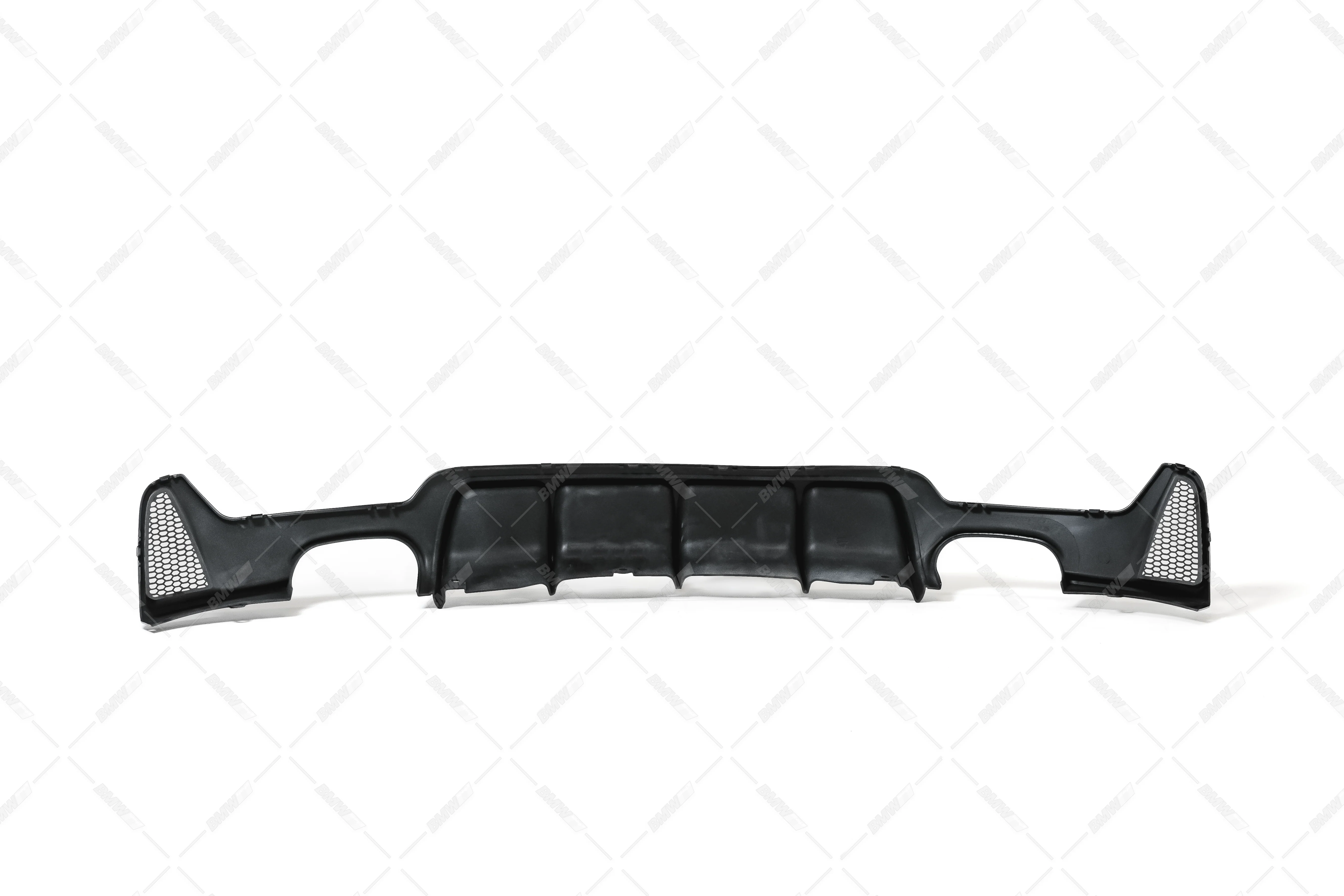 BMW F32 F33 F36, M-Performance kiiltävän musta takapuskurin diffusori - Image 4