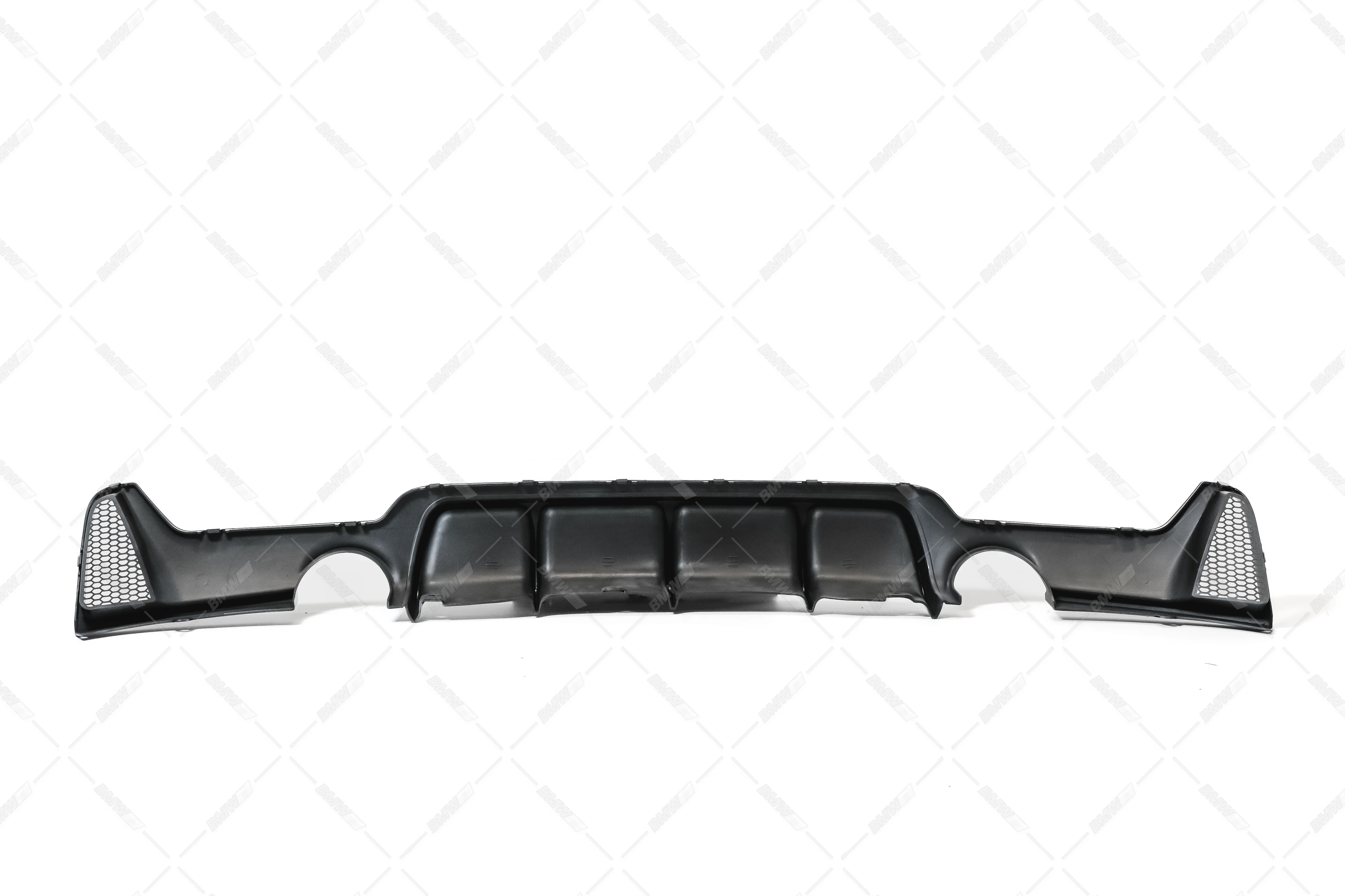 BMW F32 F33 F36 M-Performance kiiltävän musta takapuskurin diffusori yhdelle putkenpäälle vasemmalla ja oikealla - Image 7