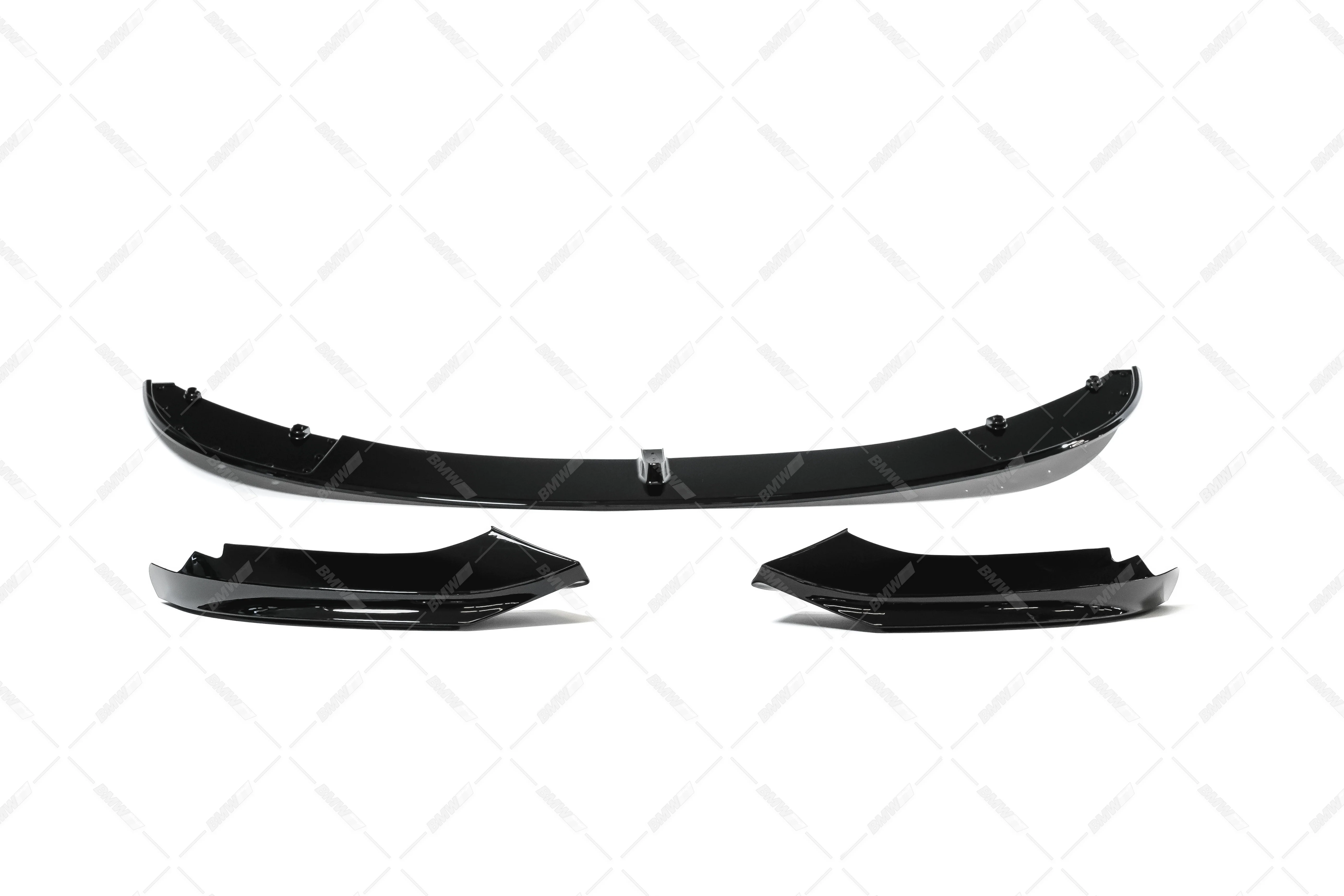 BMW F32 F33 F36, M-Performance etupuskurin lippa kiiltävän musta - Image 8
