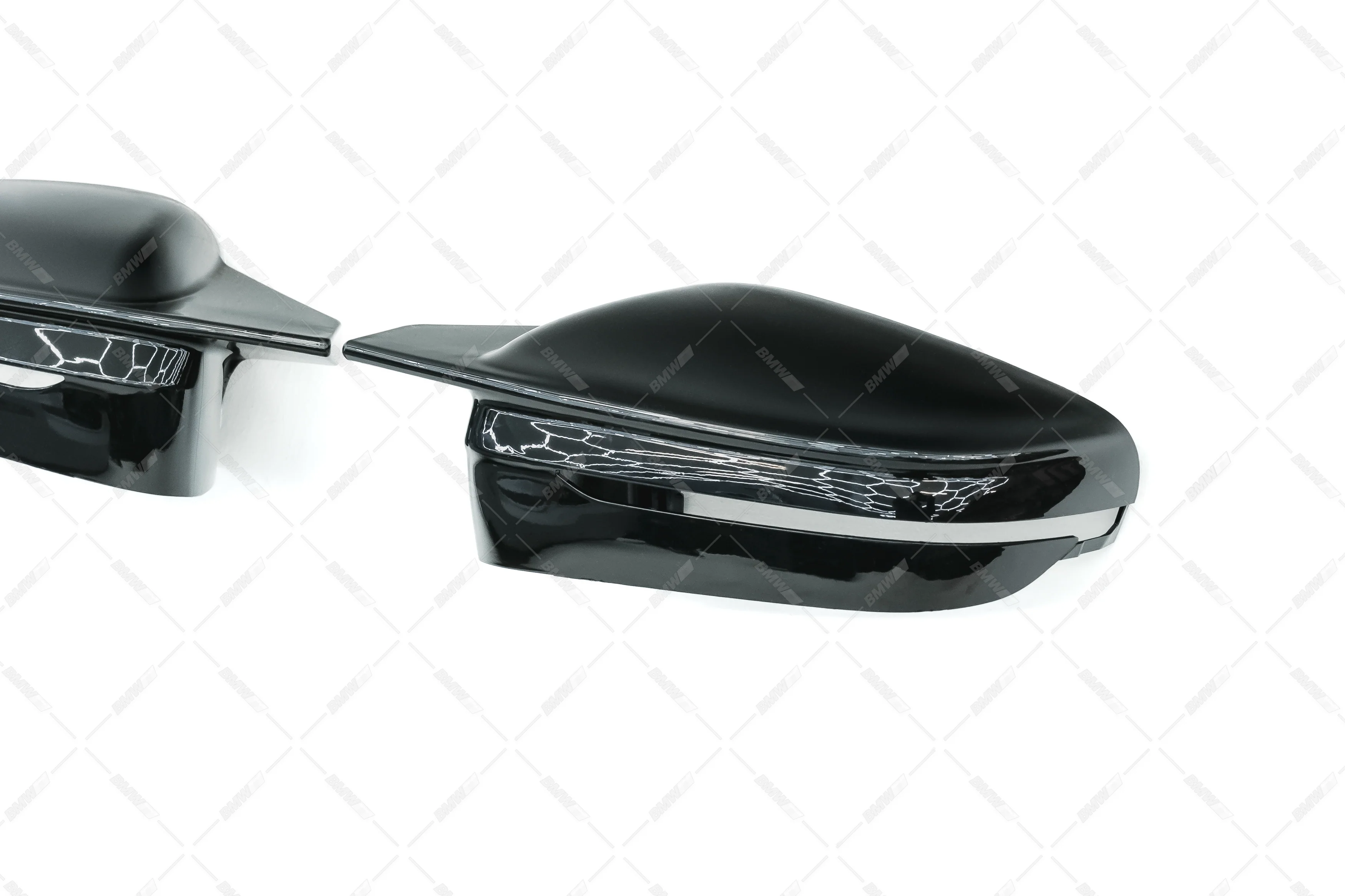 BMW G20/G21, G30/G31. M Look kiiltävän mustat peilinkuoret - Image 5