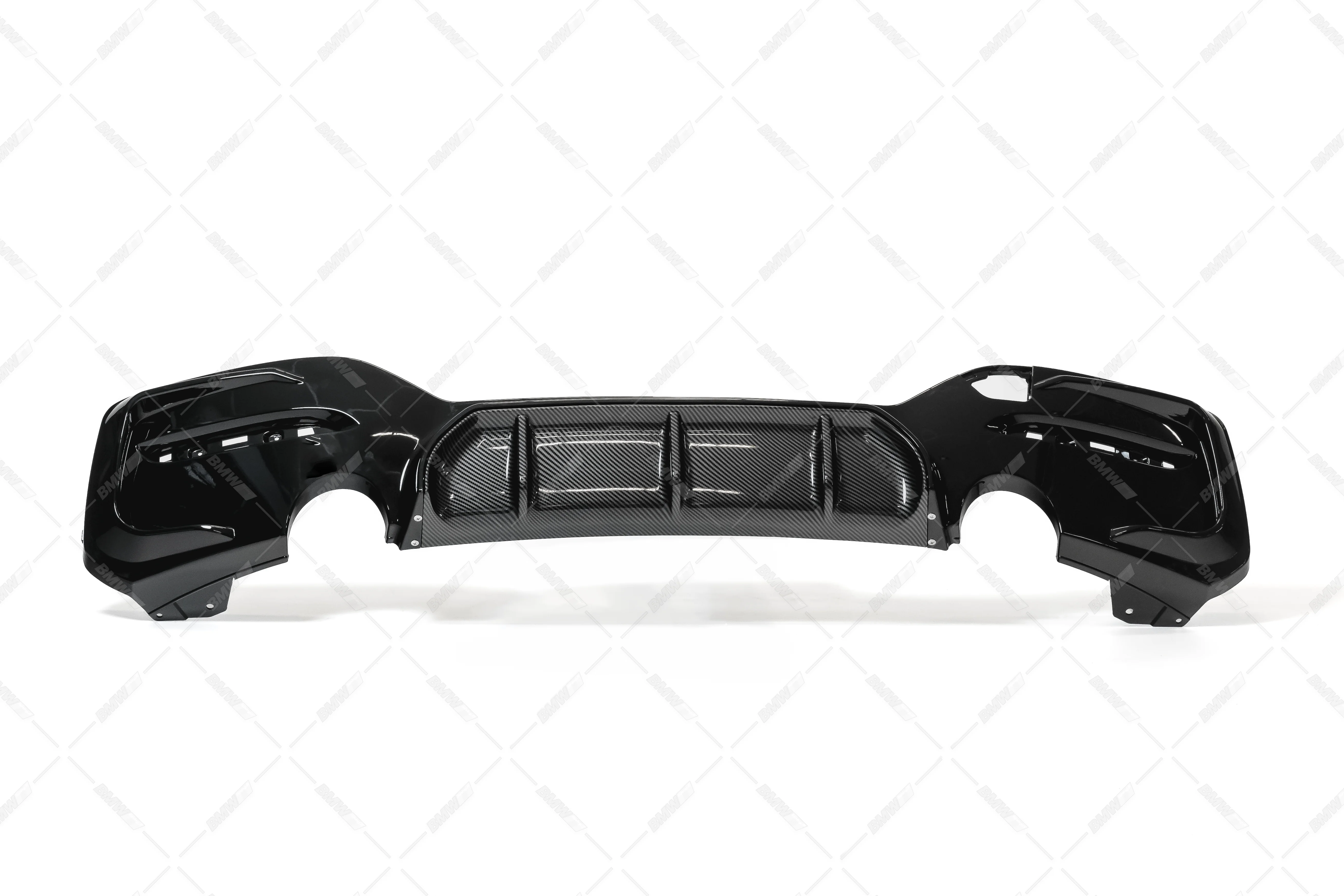 BMW F20 F21 M-performance takapuskurin diffuusori carbon look/kiiltävän musta - Image 3