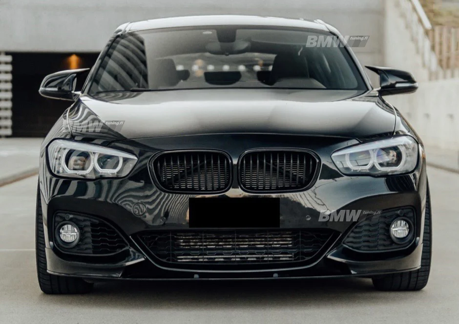 BMW F20 F21 LCI, Kiiltävän musta M-performance etupuskurin lippa - Image 5